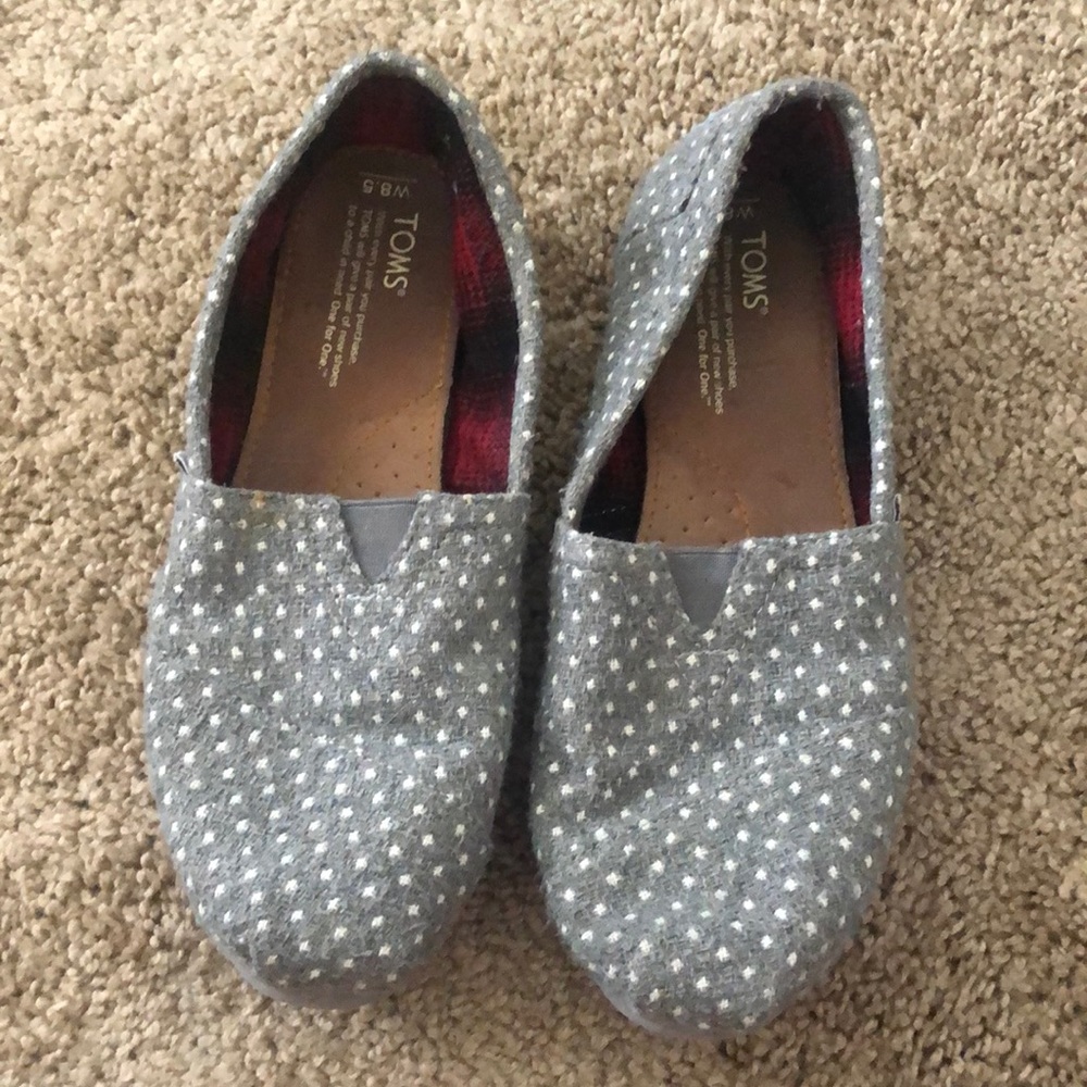 Toms Polka dotted shoes
